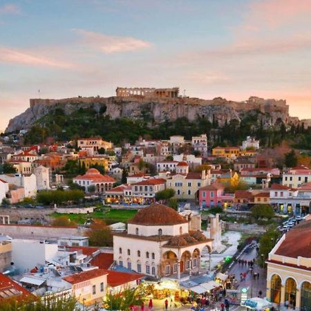 Ferienwohnung Boho House With Acropolis View! Athen Exterior foto