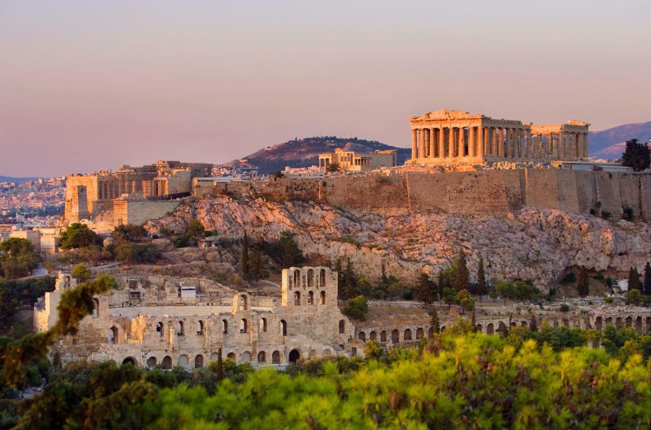 Ferienwohnung Boho House With Acropolis View! Athen Exterior foto