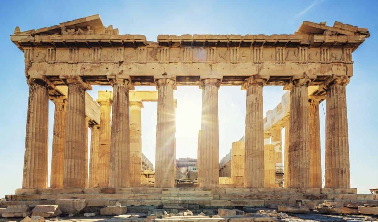 Ferienwohnung Boho House With Acropolis View! Athen Exterior foto