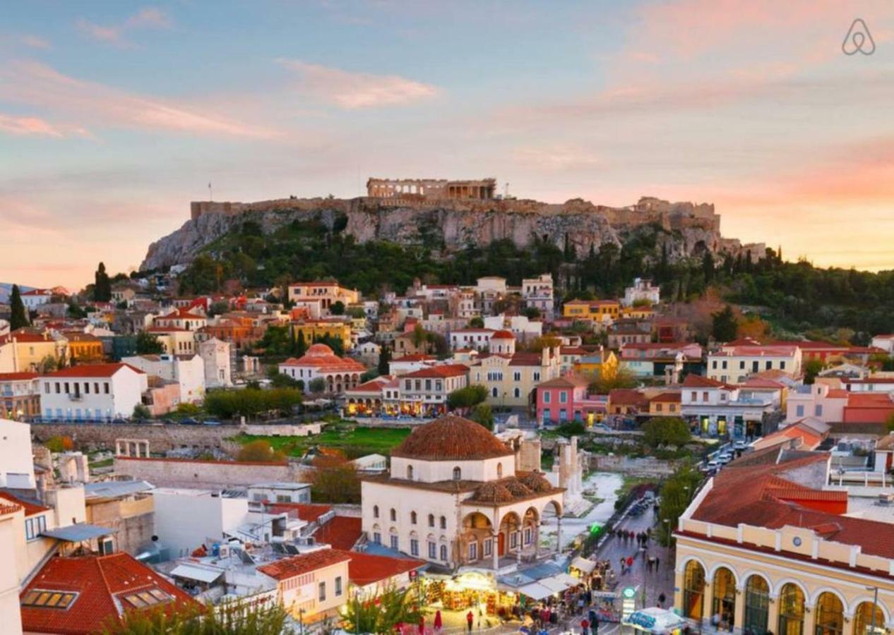 Ferienwohnung Nephiria'S Boho House With Acropolis View! Athen Exterior foto