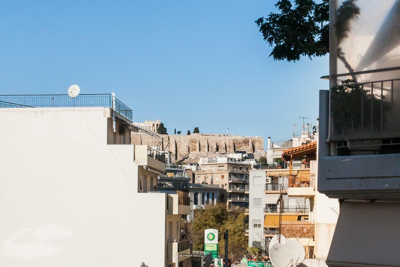 Ferienwohnung Boho House With Acropolis View! Athen Exterior foto