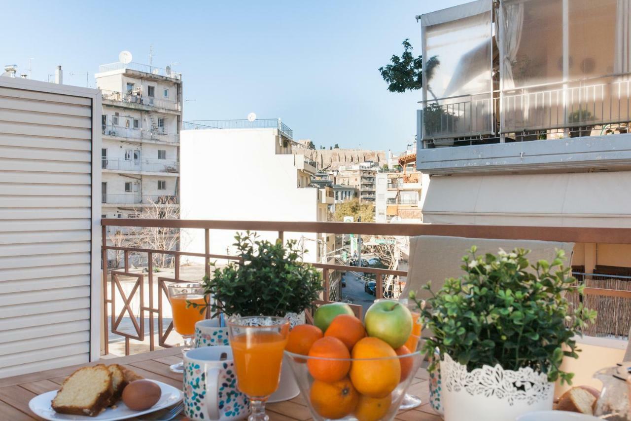 Ferienwohnung Boho House With Acropolis View! Athen Exterior foto